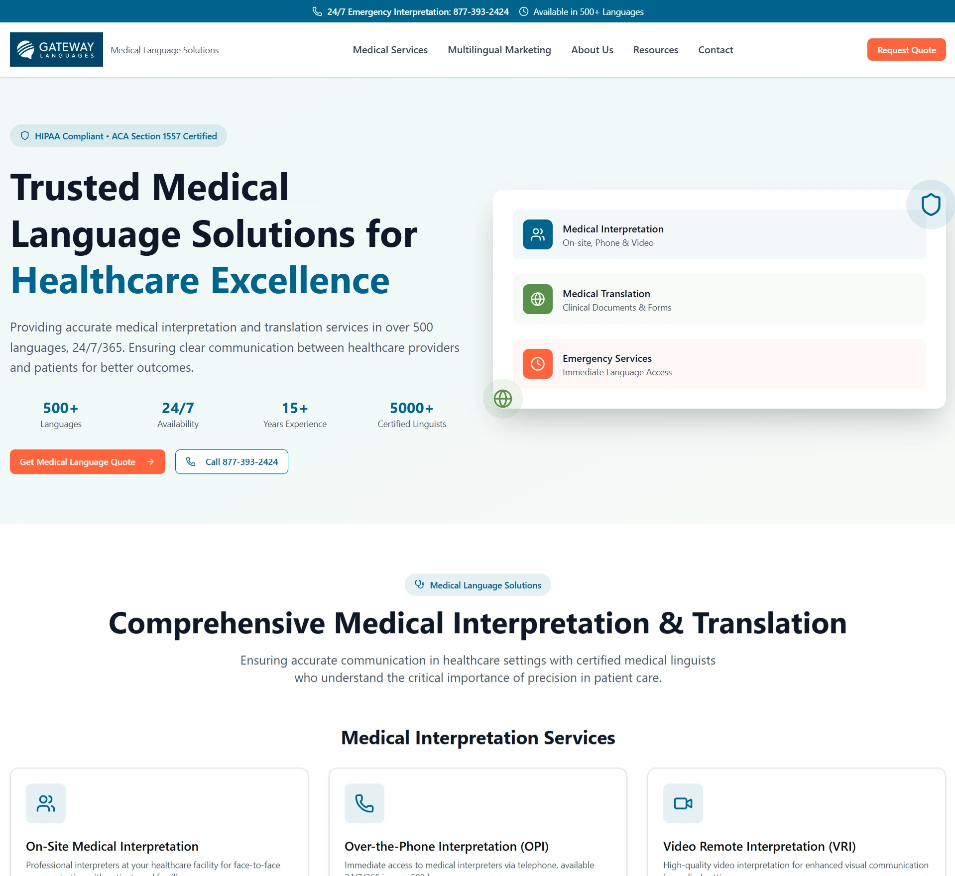 Medical | Health Landing Page