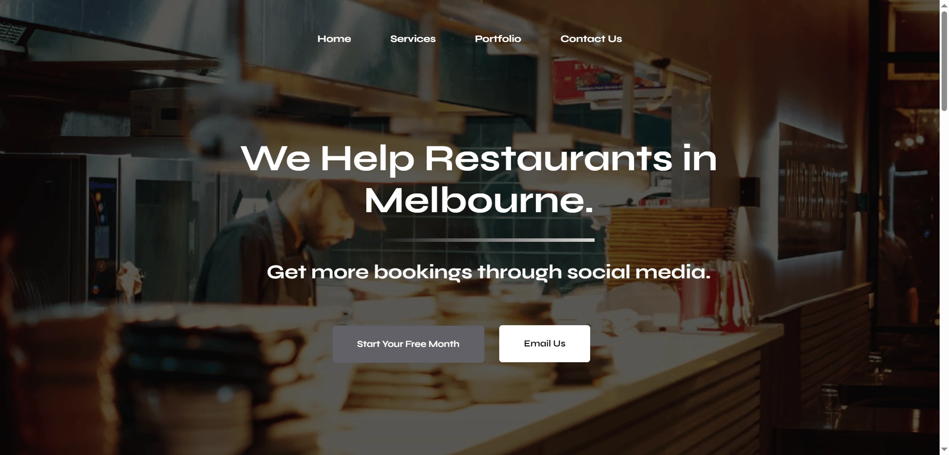 Restaurant Landing Page